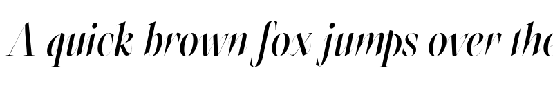 Preview of Oroban Elegans-Trial Bold Italic font