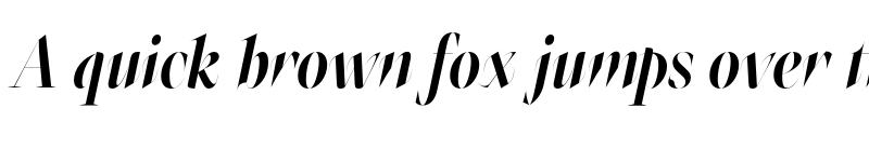 Preview of Oroban Elegans-Trial ExtraBold Italic font