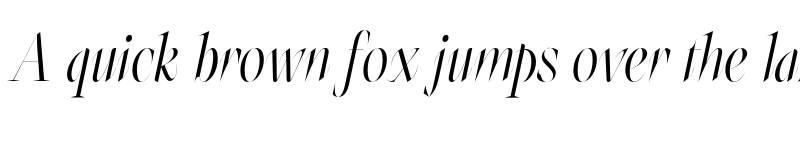 Preview of Oroban Elegans-Trial Medium Italic font