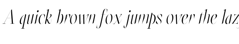 Preview of Oroban Elegans-Trial Regular Italic font