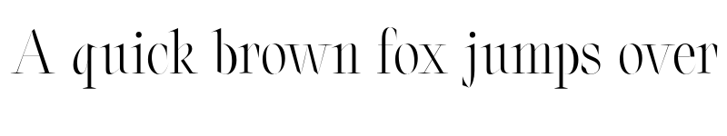 Preview of Oroban Elegans-Trial Regular font