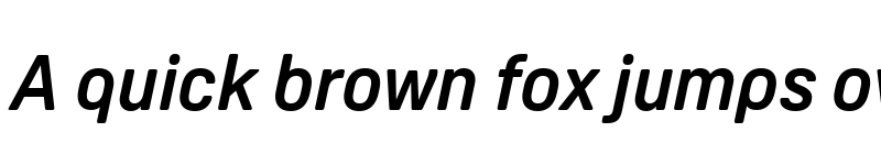 Preview of Oscine Bold Italic font