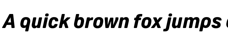 Preview of Oscine XBold Italic font