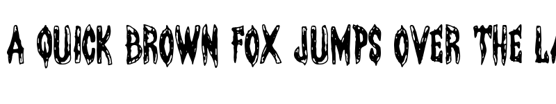 Preview of Oscuridad Perpetua Regular font