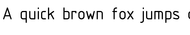 Preview of osifont Medium font