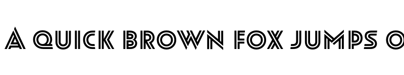 Preview of Oskar Inline One Bold font