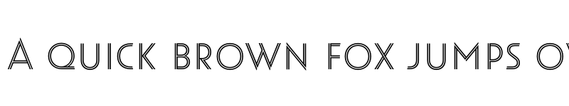 Preview of Oskar Inline One Light font