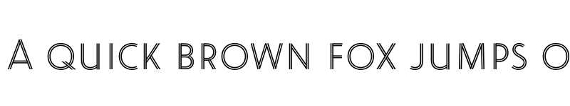 Preview of Oskar Inline Two Light font