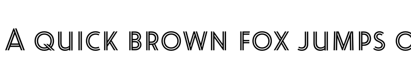 Preview of Oskar Inline Two Regular font