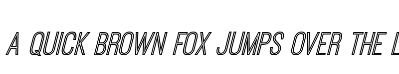 Preview of Ostrich Sans Inline Italic font