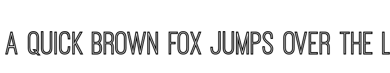 Preview of Ostrich Sans Inline Regular font