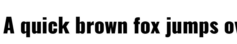 Preview of Oswald Heavy Regular font