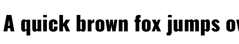 Preview of Oswald Heavy font