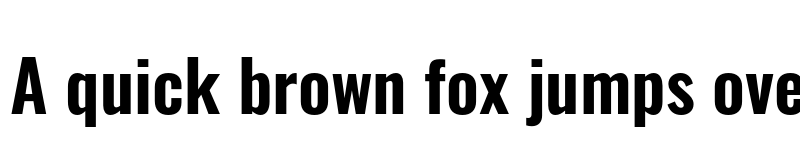 Preview of Oswald SemiBold font