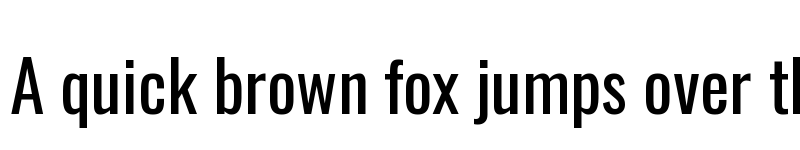 Preview of Oswald Variable Regular font