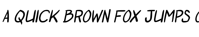 Preview of Otaku Rant Bold Italic font