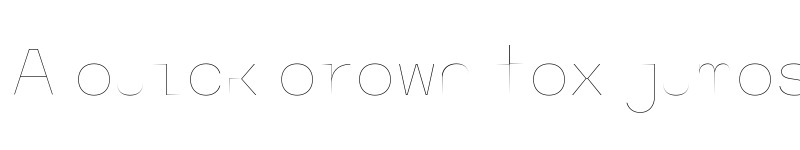 Preview of Ouma Latin VF Thin font