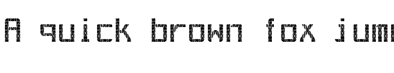 Preview of Out AEG LCD Regular font