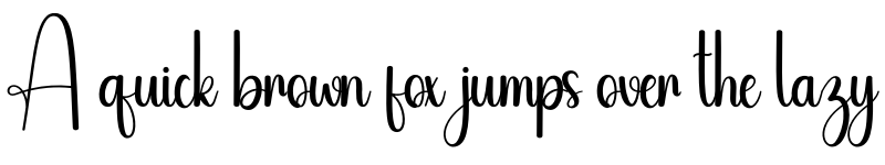 Preview of Outdoor Regular font