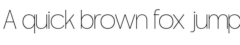 Preview of OV Soge Thin font