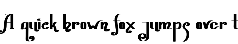 Preview of Ovalie Regular font