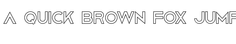 Preview of Overcame Demo Outline font