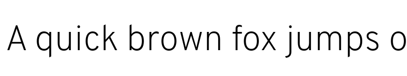 Preview of Overpass ExtraLight font