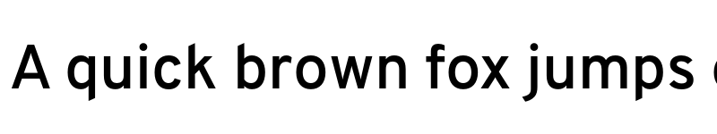 Preview of Overpass SemiBold font