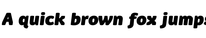 Preview of Ovink Black Italic font