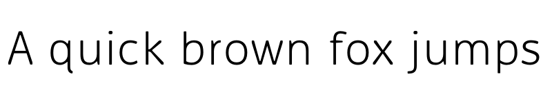 Preview of Ovink Light font