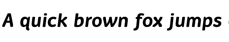 Preview of Ovink W00 Semibold Italic font