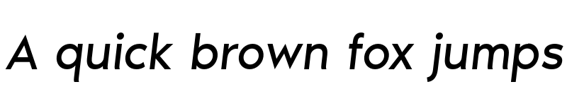 Preview of Owen Pro Italic font