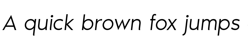 Preview of Owen Pro Light Italic font