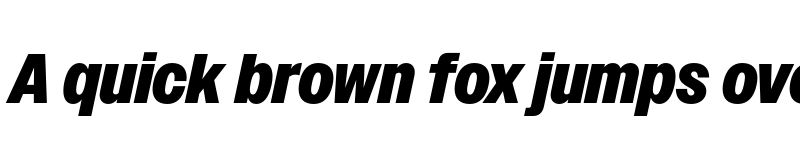 Preview of Owners Narrow Black Italic font