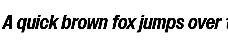 Preview of Owners Narrow Bold Italic font