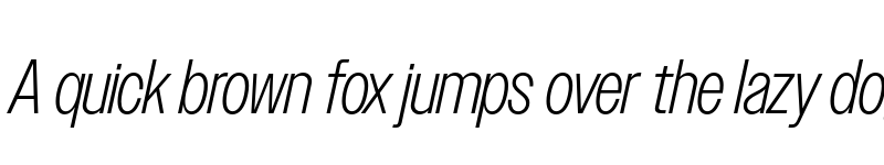 Preview of Owners Narrow Light Italic font