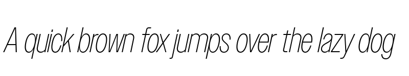 Preview of Owners Narrow XLight Italic font