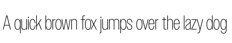 Preview of Owners Narrow XLight font