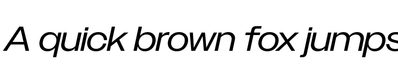 Preview of Owners Wide Italic font