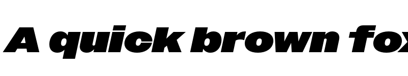 Preview of Owners Wide XBlack Italic font