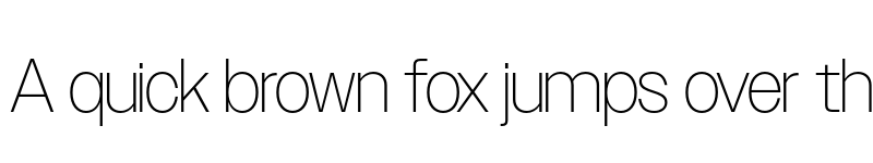 Preview of Owners XLight font