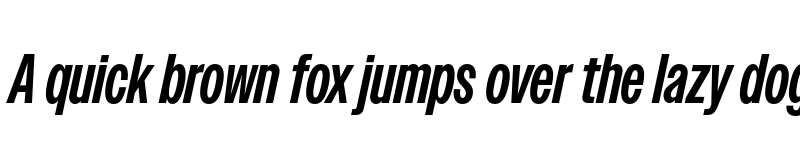 Preview of Owners XNarrow Bold Italic font