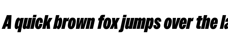 Preview of Owners XNarrow XBlack Italic font