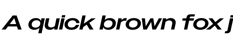 Preview of Owners XWide Medium Italic font