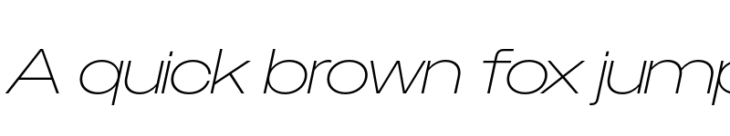 Preview of Owners XWide XLight Italic font