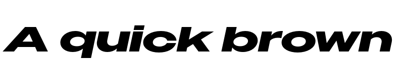 Preview of Owners XXWide Bold Italic font