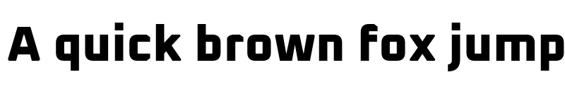 Preview of Oxanium ExtraBold font