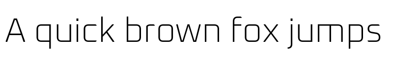 Preview of Oxanium ExtraLight font