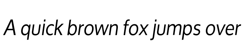 Preview of Oxygen Italic font