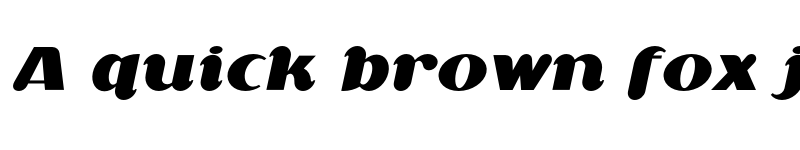 Preview of P22 Akebono Italic font